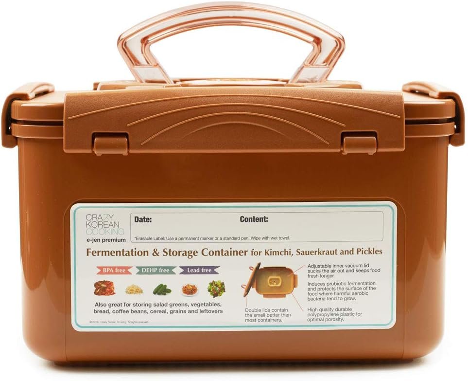 Fermentation container for kimchi bpa free plastic box