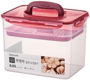 Fermentation container for kimchi Lock and Lock plastic tub