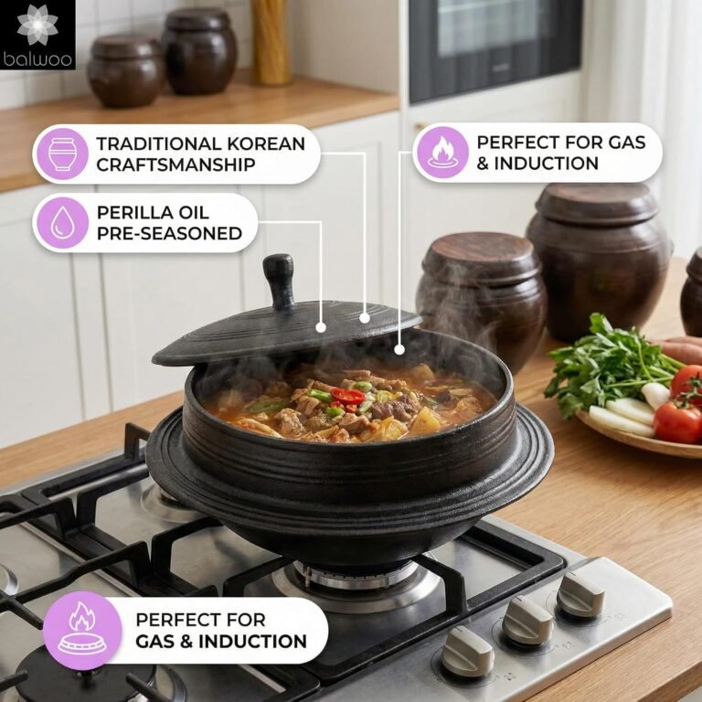 korean cast iron cauldron pot features overview