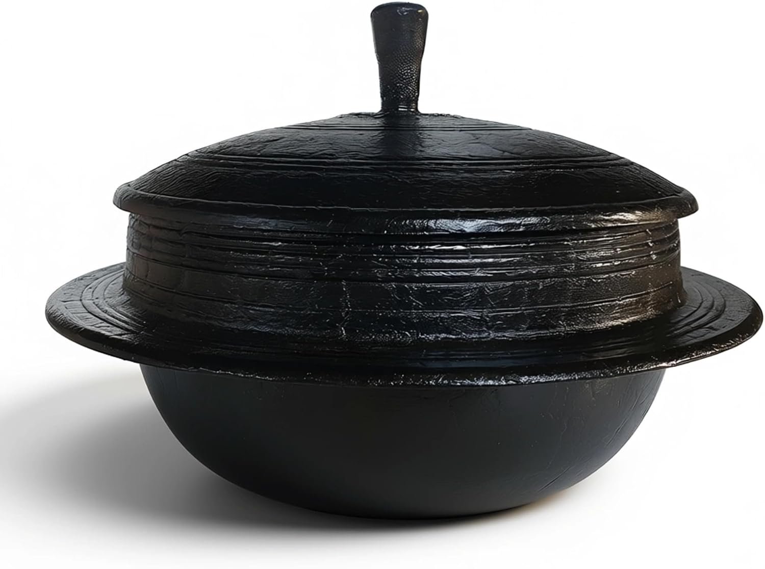 korean cast iron cauldron traditional gamasot design
