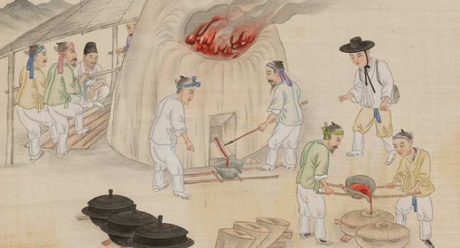 korean cast iron cauldron historical crafting process