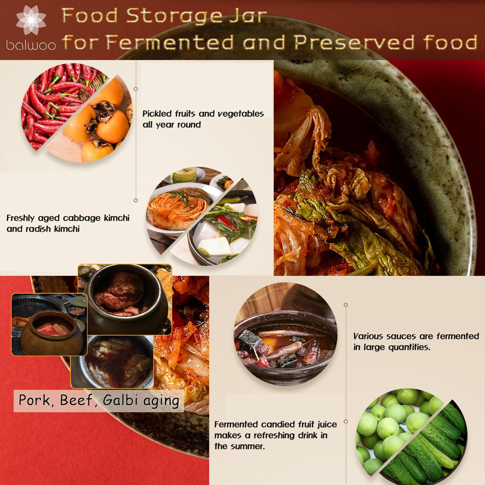 Korean Onggi Jar Fermented Food Uses