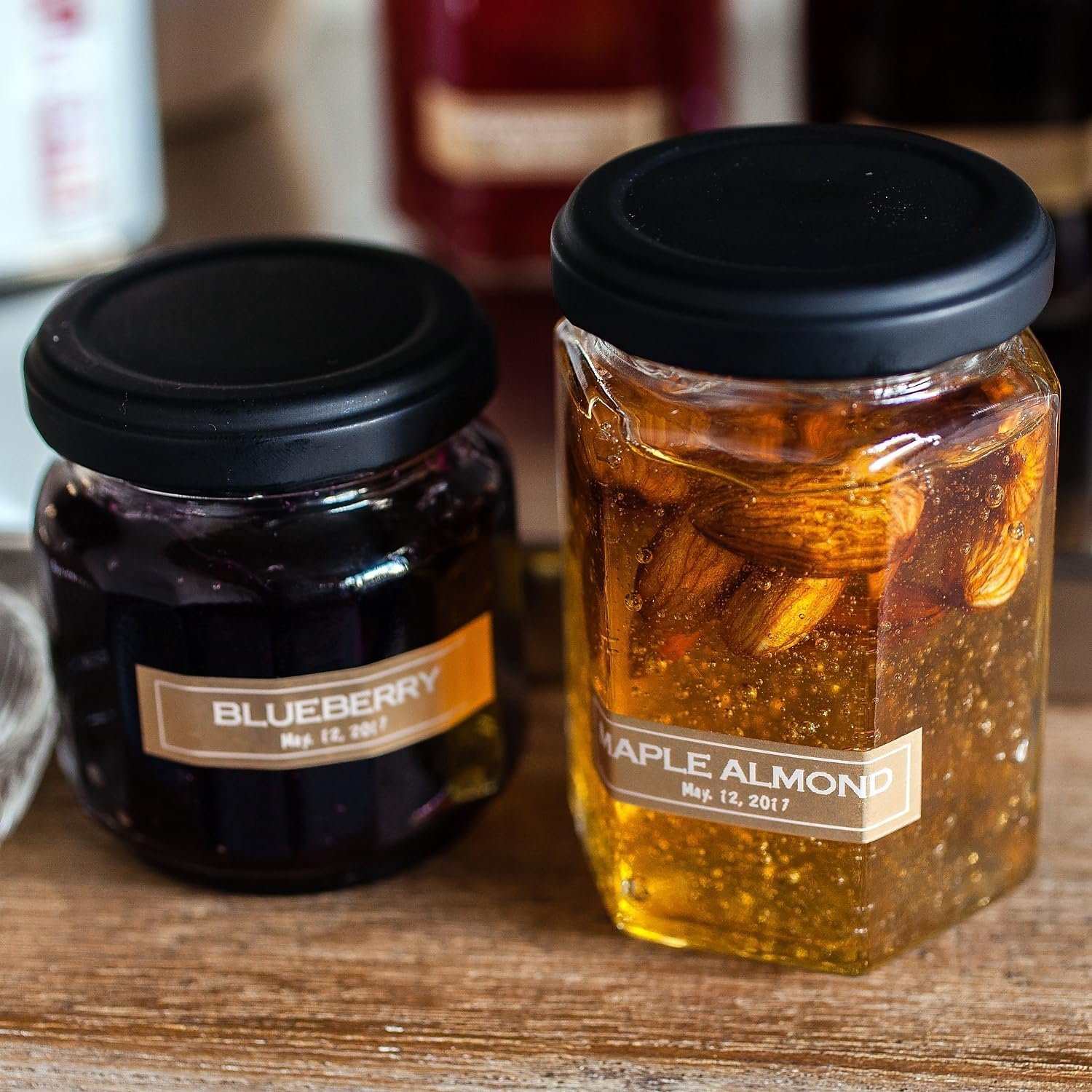 Durable laminated labels for home organization