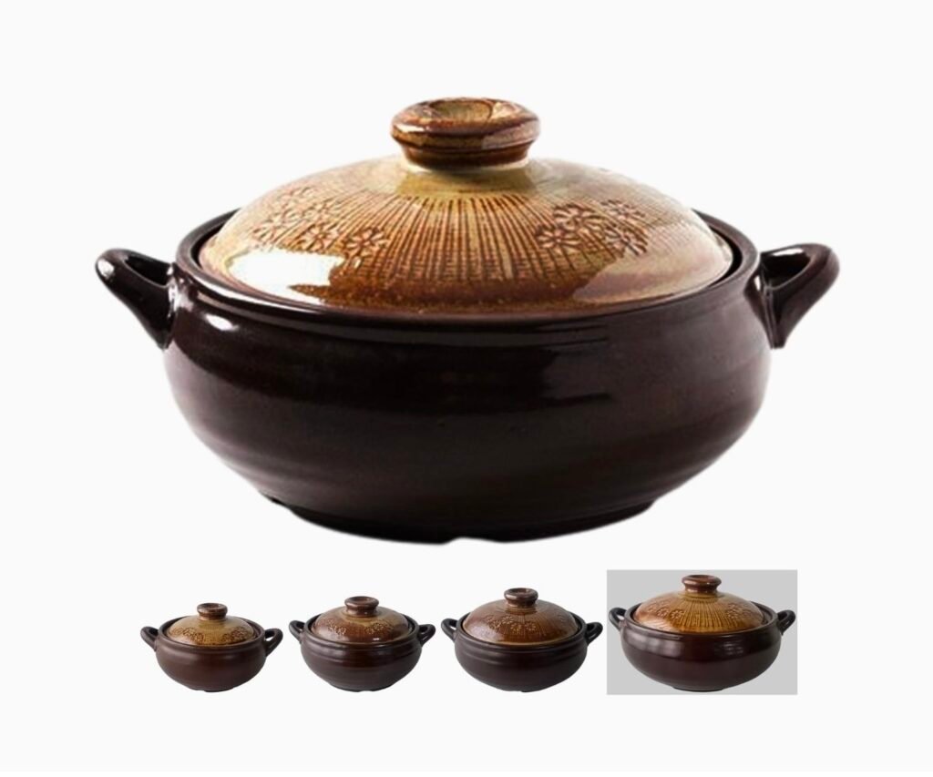 Korean Buncheong Mud Glaze Clay Pot