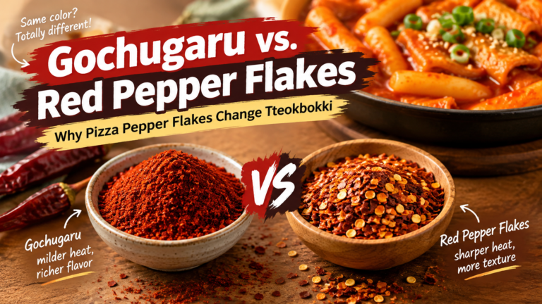 Gochugaru vs Red Pepper Flakes