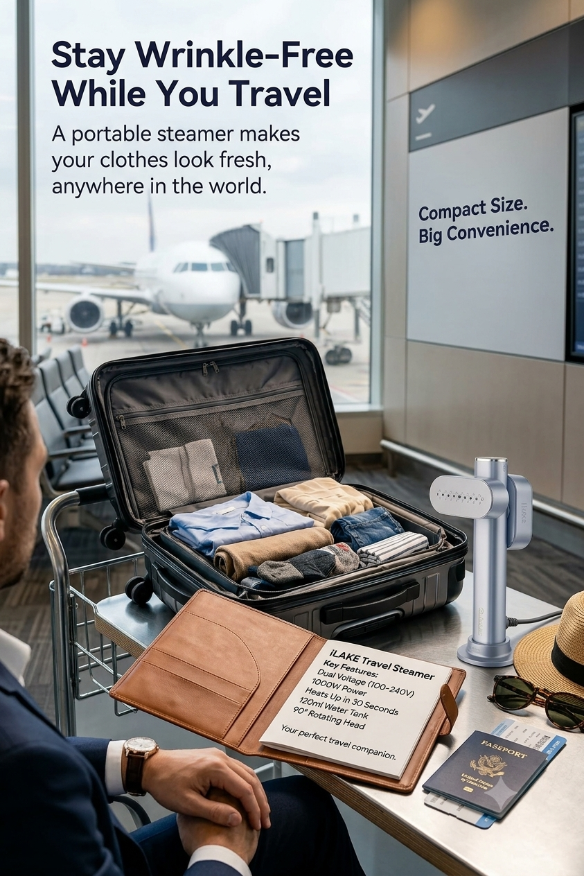 Best travel steamer for international travel with carry-on luggage