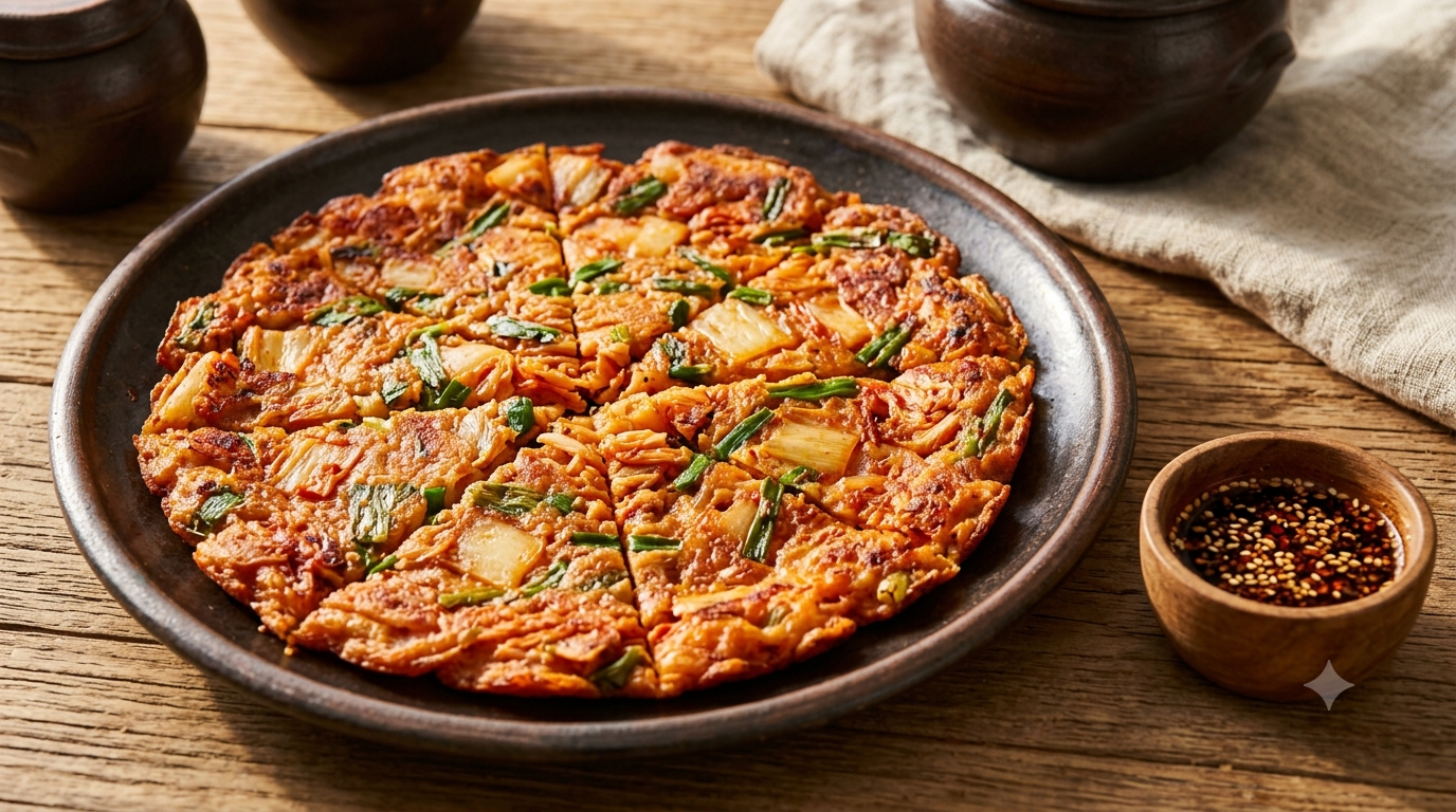 Crispy Kimchi Pancakes