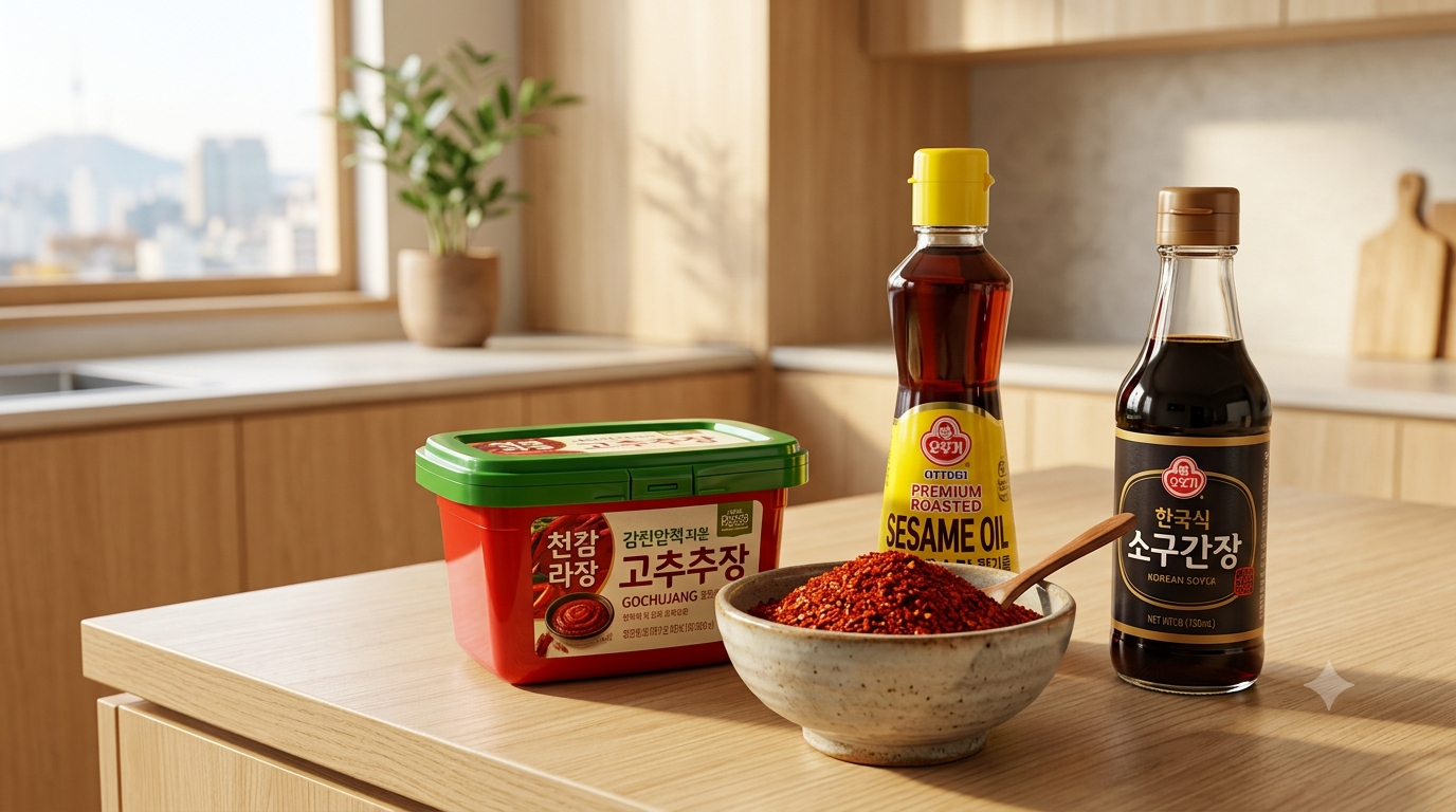 Korean pantry essentials